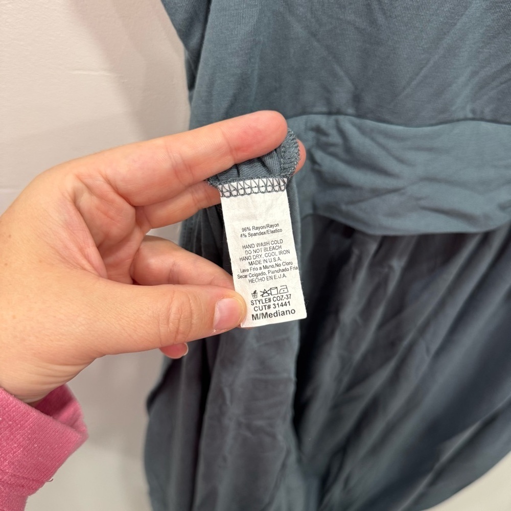 Sozy Soft Gabi Dress Think Tank Strap Stretch Flowy Midi Length Medium - Picture 8 of 8